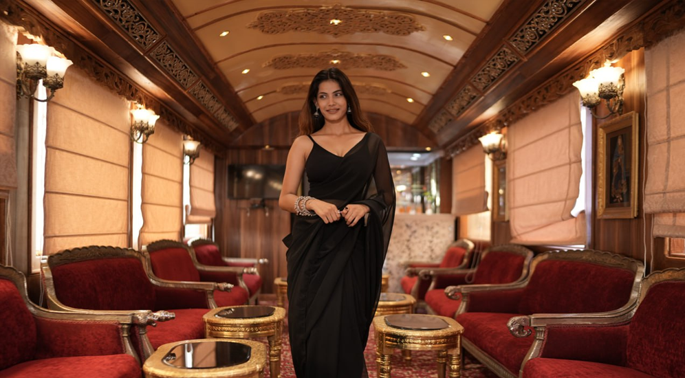 Sitting Lounge in palace on wheels train